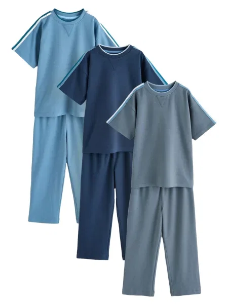 Next Pijamale bleumarin / safir alb