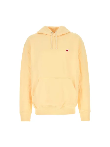 Bluza z kapturem New Balance żółta