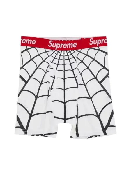 Bokserki Supreme białe