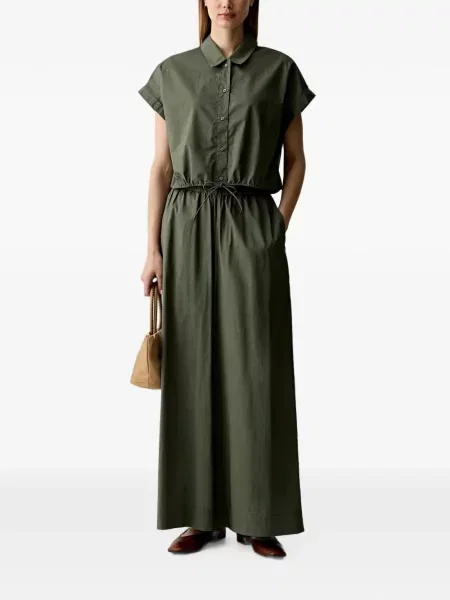 Pantaloni palazzo Benetton verde
