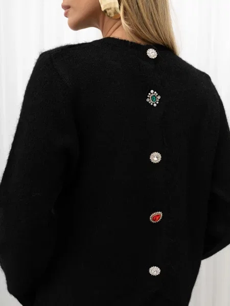Kardigan Italy Moda crna