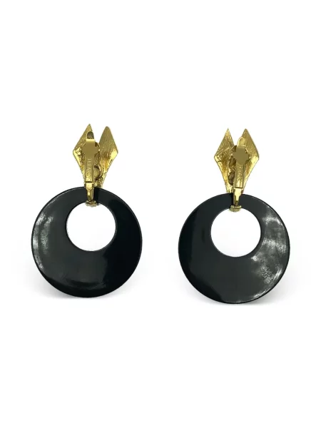 Fülbevaló Jennifer Gibson Jewellery fekete