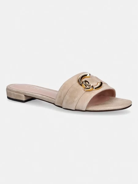 Замшевые шлепанцы Coccinelle