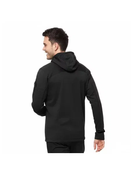 Bluza Z Kapturem Hirschberg Full Zip czarna