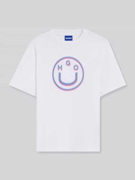 HUGO Blue T-shirt Nerpient biała