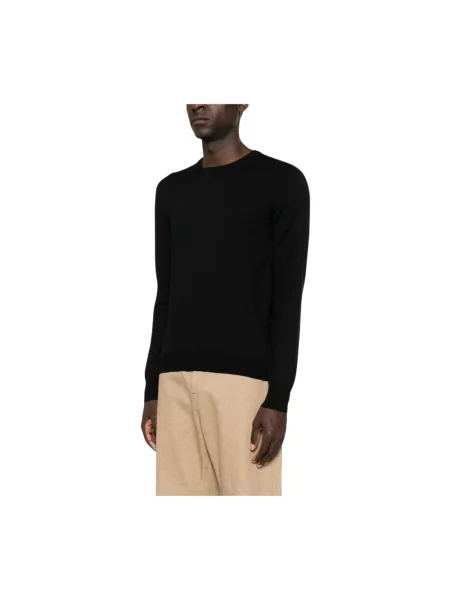 Sweter Tagliatore wełniany czarny