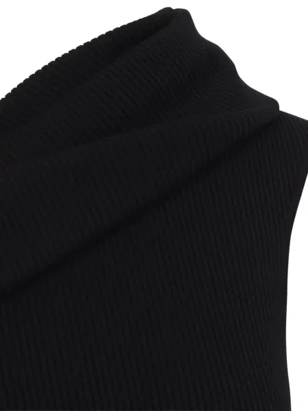 Rochie Rick Owens cu un umăr gol negru