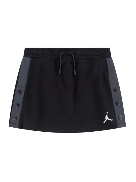Jordan Fustă SHE'S AN ALLSTAR gri metalic negru