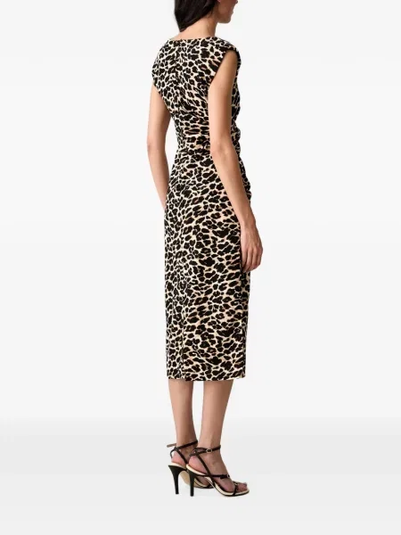 Rochie midi Morgan cu imagine cu model leopard