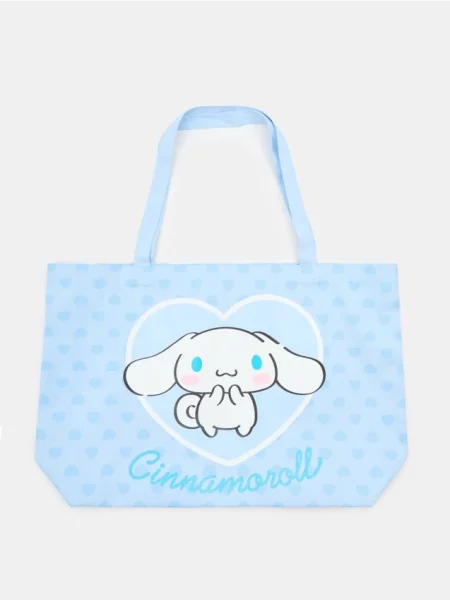 Тканинна shopper-сумка з принтом Cinnamoroll блакитний