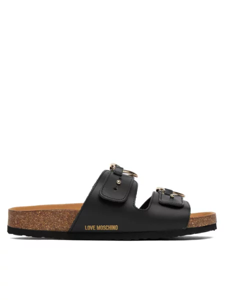Pantofle Love Moschino černé