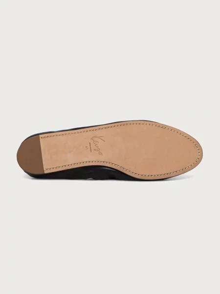 Кожаные балетки Kenzo
