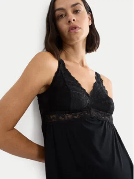 TRIUMPH Nočná košieľka Red Label Timeless Sensuality' čierna