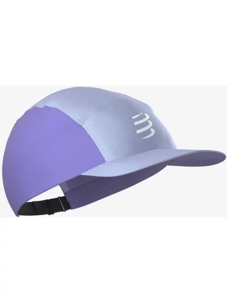 Czapka Compressport 5 Panel fioletowa szara