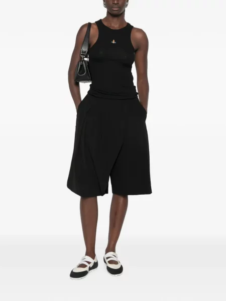 Топ Vivienne Westwood бродиран черно