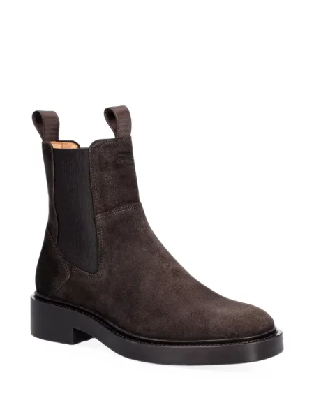 Botine chelsea Gant din piele de căprioară maro