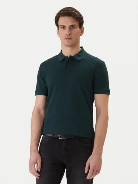 BOSS Tricou polo Pallas verde