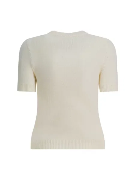 Sweter Sa Su Phi z krótkim rękawem biały