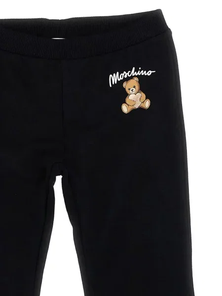 Spodnie dziecięce Moschino czarne