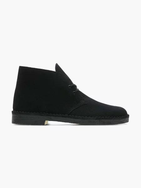 Ghete desert Clarks Originals din piele negru