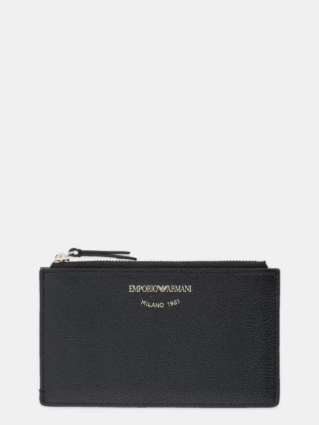 Emporio Armani portofel de piele negru