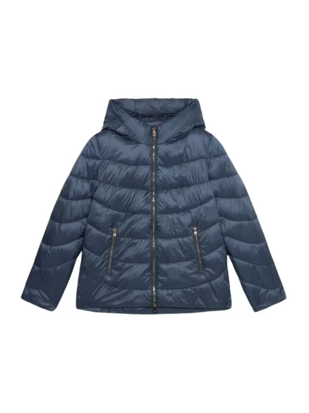 Kurtka puchowa Oltre niebieska