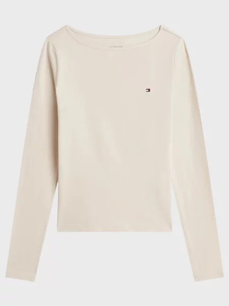 Фланелева піжама Tommy Hilfiger бежева
