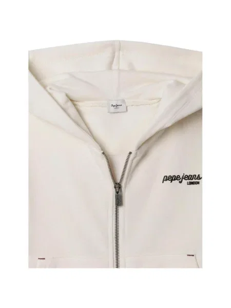 Geacă de blugi copii Pepe Jeans alb