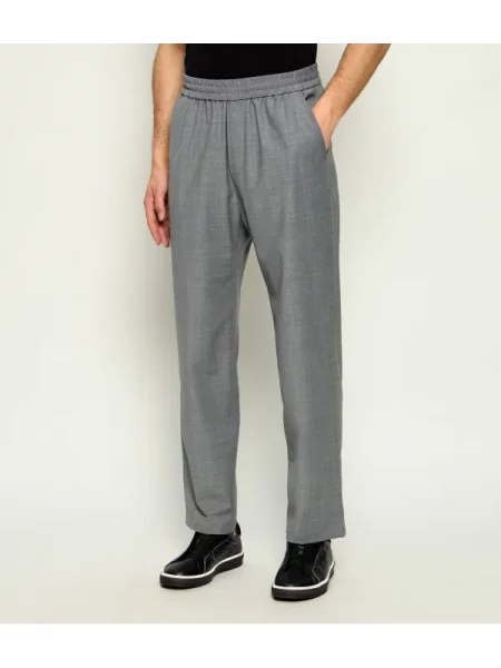 Drykorn Pantaloni ACADO DRYNAMIC | Relaxed fit cu adaos de lână gri