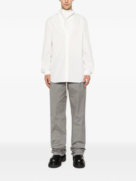 Pantaloni Rick Owens cu cordon gri
