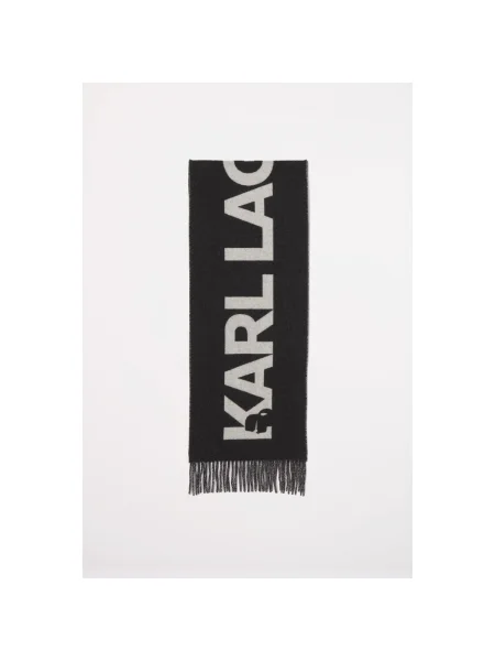 Karl Lagerfeld Šál K/ESSENTIAL čierna