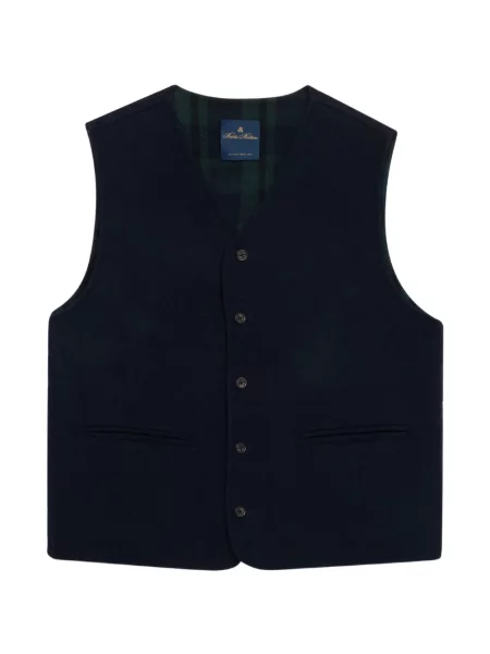 Reversibil vestă Brooks Brothers tricotate albastru
