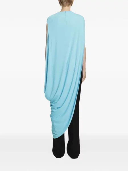 Top Tom Ford asimetric albastru