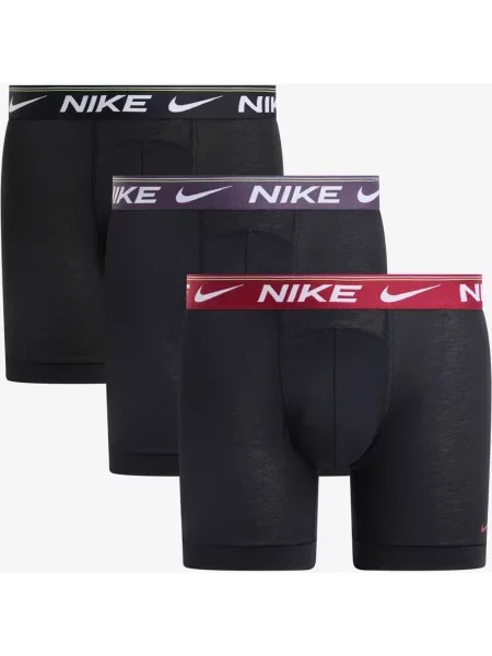 Bokserki Nike Brief Logo czerwone fioletowe S czarne