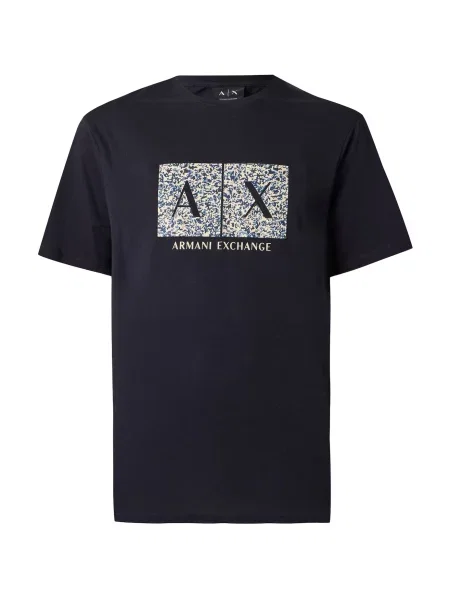 Armani Exchange tricou pentru bărbați din albastru