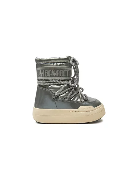 Sniego batai Moon Boot Junior Park Boot Sidabrinė