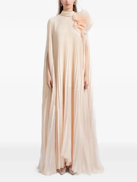 Rochie maxi Gemy Maalouf cu model floral drapată