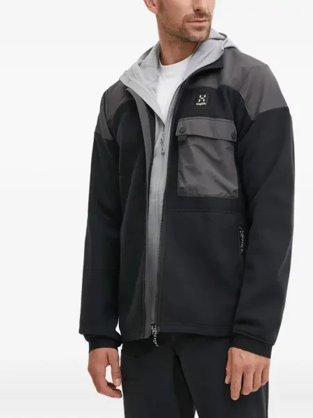 Pulover Haglöfs cu glugă negru