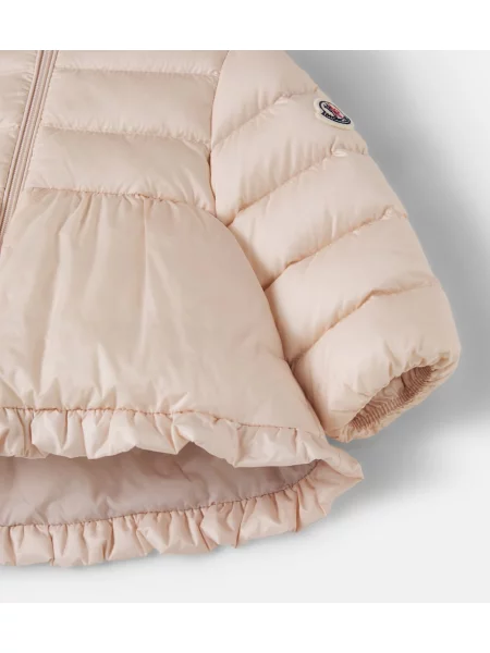 Πουπουλένιο μπουφάν Moncler Enfant ροζ