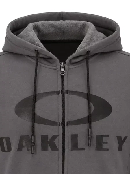 Hanorac cu glugă Oakley cu imagine gri
