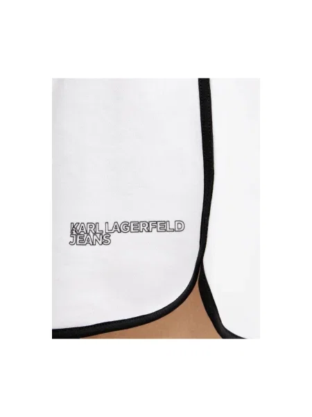 Pantaloni Karl Lagerfeld Jeans alb