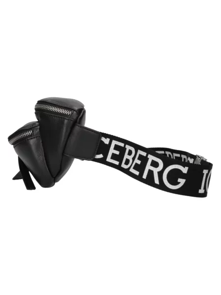 Nerka Iceberg skórzana czarna