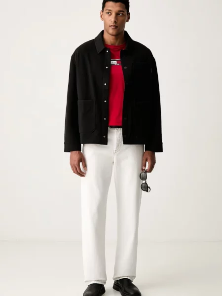 Tommy Hilfiger късо мъжко яке с черно