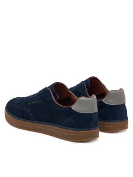 Tommy Hilfiger Superge Th Lo Lux Suede Sneaker Mornarsko modra
