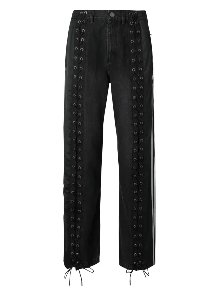 ADIDAS ORIGINALS Jeans FB negru denim alb