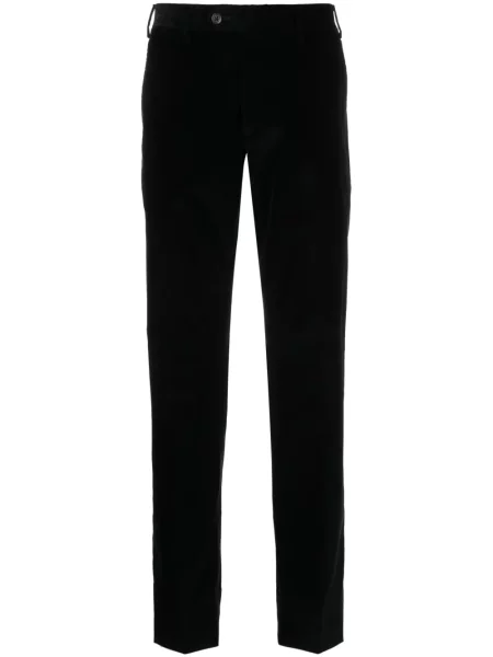 Pantaloni chino Corneliani de catifea cord negru
