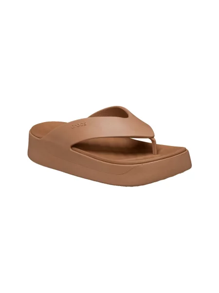 Pantofi Crocs cu platformă maro