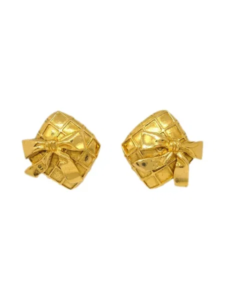 Náušnice Chanel Pre-owned zlaté