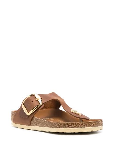 Sandale Birkenstock cu cataramă maro