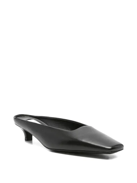 Papuci tip mules Toteme din piele negru